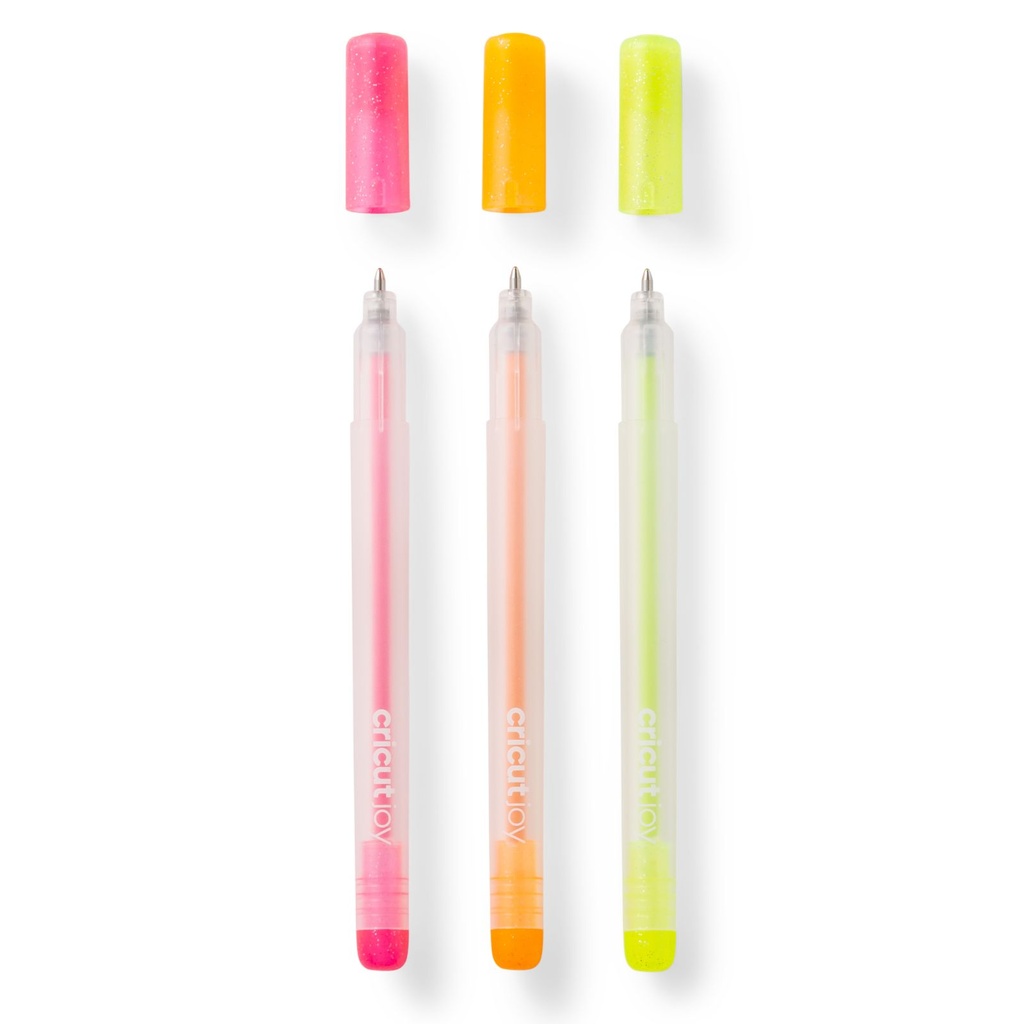Cricut Joy Glitter Gel Pens (Pink Orange Yellow) - Gallery 1