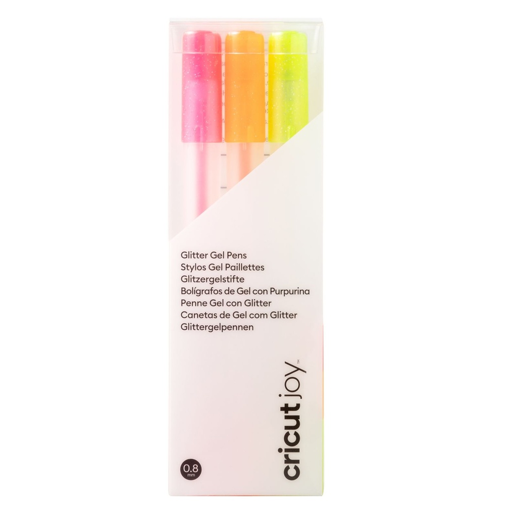 Cricut Joy Glitter Gel Pens (Pink Orange Yellow)