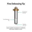 Cricut Fine Debossing Tip met Quickswap Housing - Variant Gallery 2