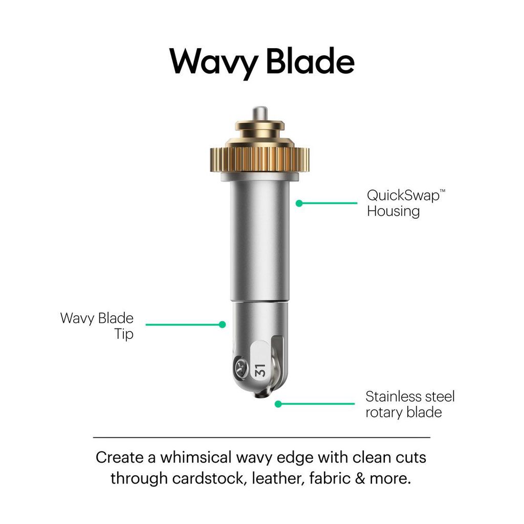 Cricut Wavy Blade Tip met QuickSwap Housing - Variant Gallery 2
