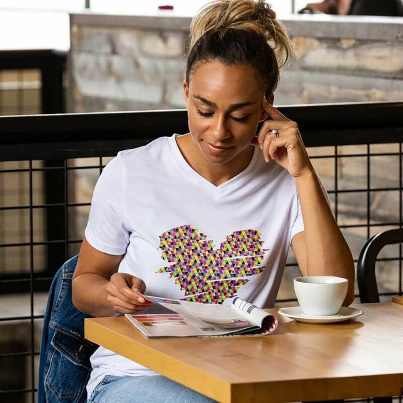Cricut Infusible Ink Blanks - V-Neck T-shirt - Gallery 4