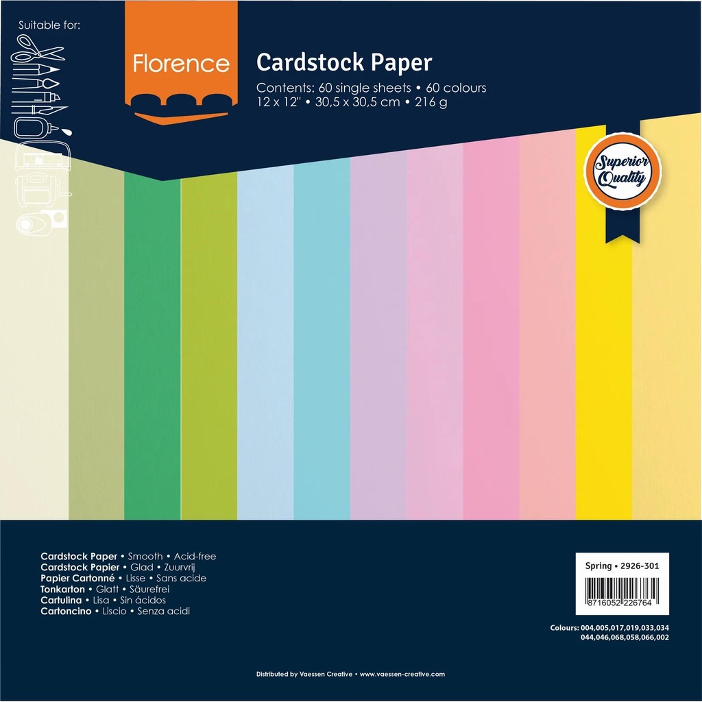Florence Glad Cardstock Multipack - Gallery 13