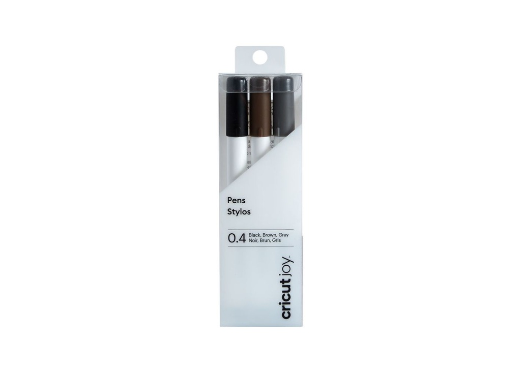 Cricut Joy - Fine Point Pens 0.4 (black-brown-grey)