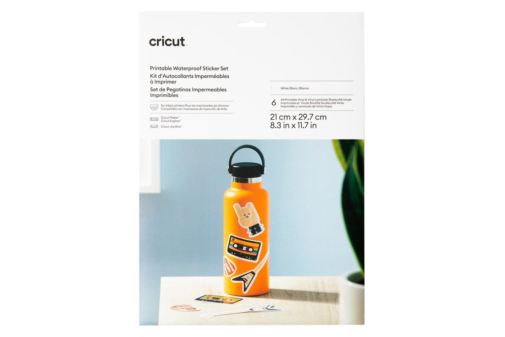 Cricut Printable Waterproof Sticker Set