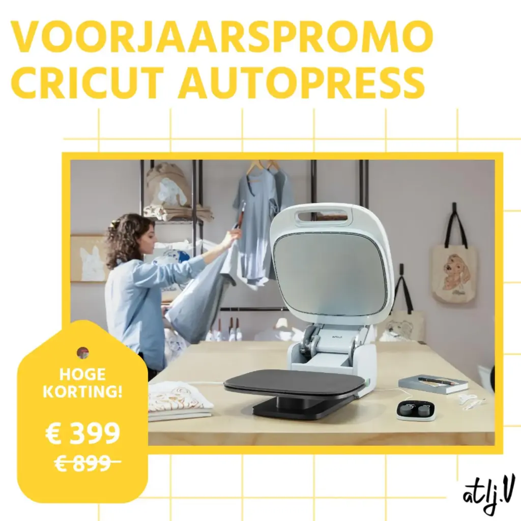 Voorjaarspromo Cricut Autopress