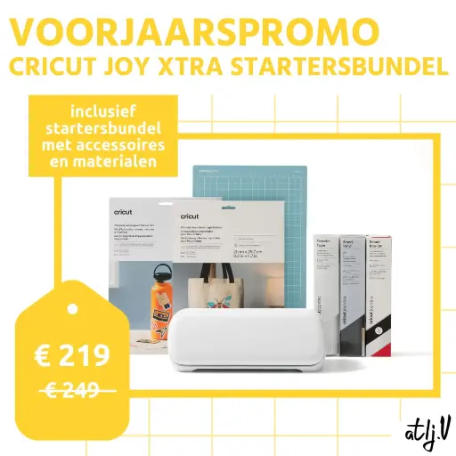 [A018-8002010] Voorjaarspromo Cricut Joy Xtra Startersbundel