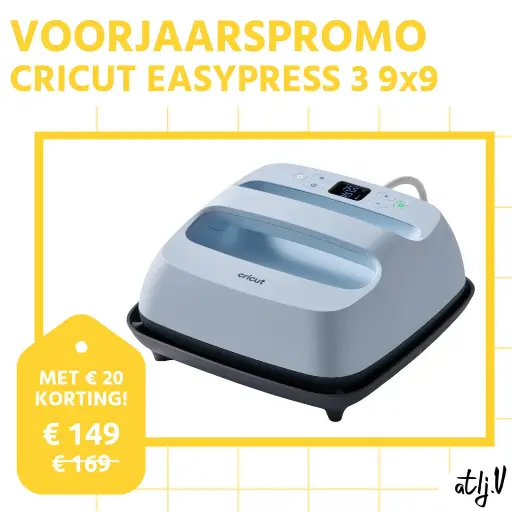 [A024-2009146] Voorjaarspromo Cricut EasyPress 3 9x9