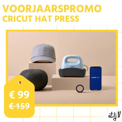 [A019-2008880] Voorjaarspromo Cricut Hat Press