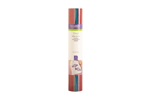 Cricut Glitter Iron-On Sampler (6 stuks)