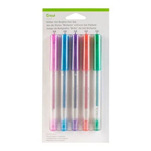 [2004026] Cricut Glitter Gel Pen Set Brights