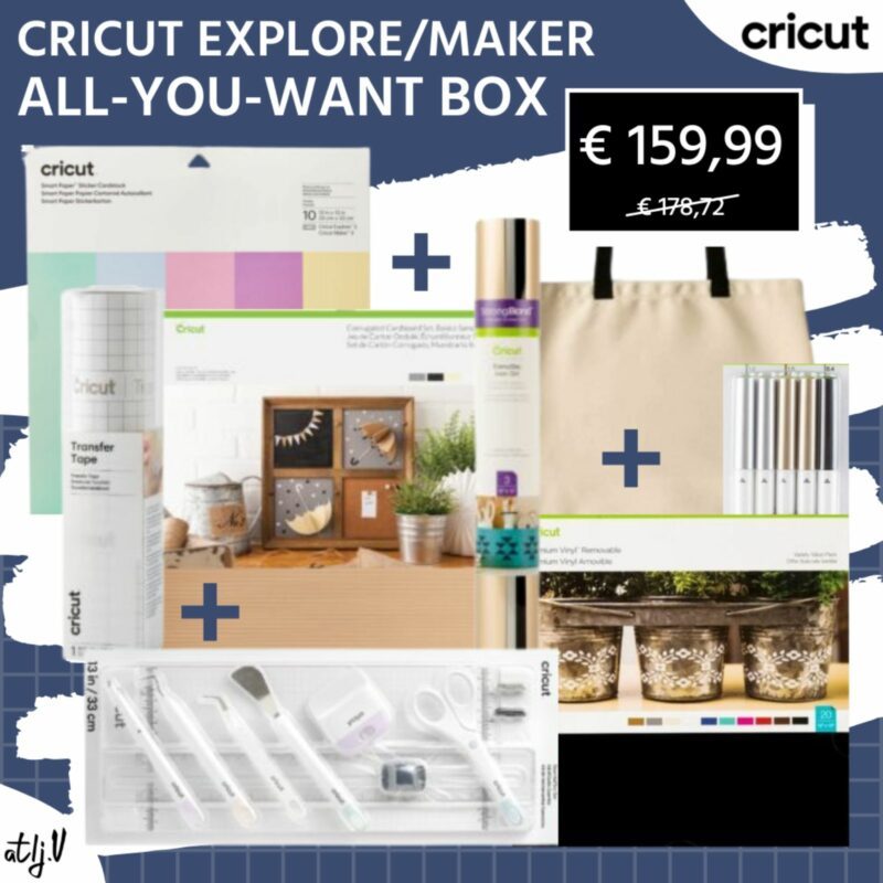 cricut maker explore all you WANT box