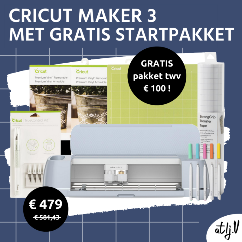 Cricut Maker 3 met gratis startpakket